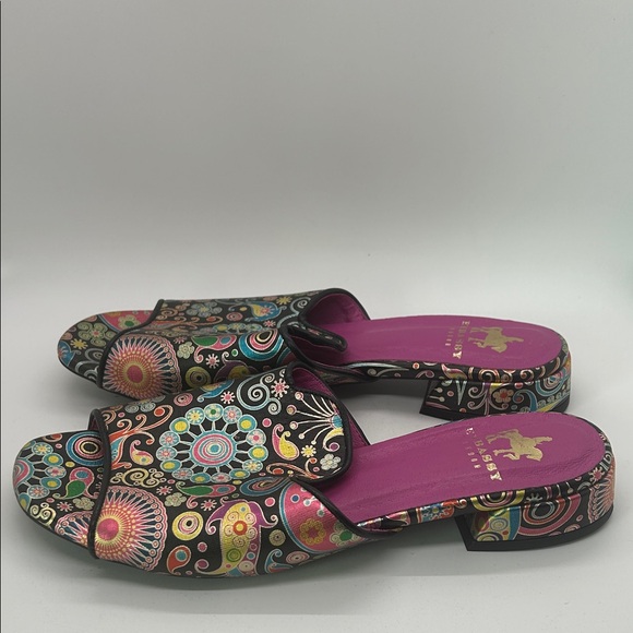 Embassy London Vivid Jewel Toned Mules Slides Sandals Shoes **Size 30/US 8**🌸🌸 - Picture 5 of 9